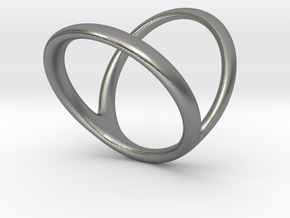 ring for Jessica ring-finger in Natural Silver