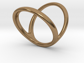 ring for Jessica ring-finger in Natural Brass