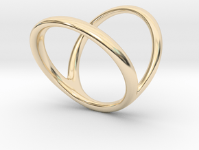 ring for Jessica ring-finger in 14k Gold Plated Brass