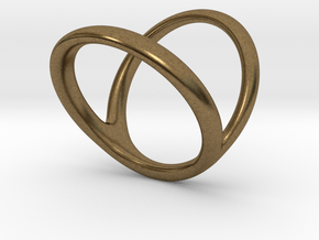 ring for Jessica pinkie-finger in Natural Bronze