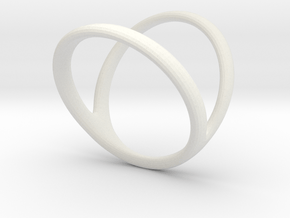 ring for Jessica thumb-finger in White Premium Versatile Plastic