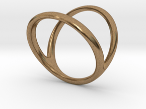 ring for Jessica thumb-finger in Natural Brass