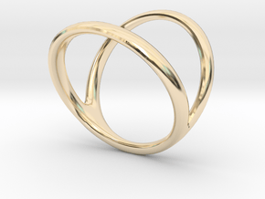 ring for Jessica thumb-finger in 14K Yellow Gold