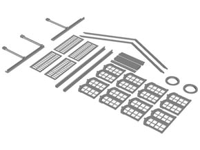 NRot11b - Railway roundhouse in Tan Fine Detail Plastic