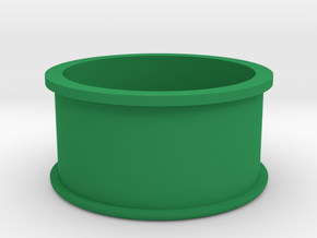 1/10 Rim Slotted W/Offset By:NCC in Green Processed Versatile Plastic