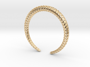 DRAGON Solid, Bracelet. Pure, Strong. in 14K Yellow Gold: Medium