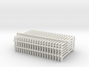 1/64 10ft Corral Panels in White Natural Versatile Plastic