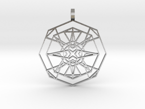 Metatron's Fire-Star (Flat) in Natural Silver