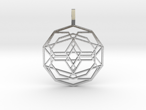 Source Sphere (Flat) in Natural Silver