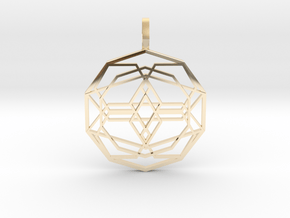 Source Sphere (Flat) in 14K Yellow Gold