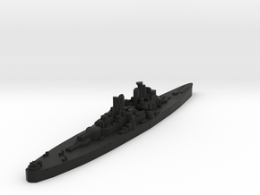 Vanguard Class Battleship (U.K.) Global War Scale in Black Premium Versatile Plastic