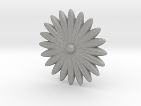 Hole Plug 0002 - flower in Aluminum