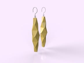 Chic Folds in Natural Brass