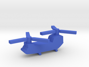 Game Piece, Blue Force Chinook Heli in Blue Processed Versatile Plastic