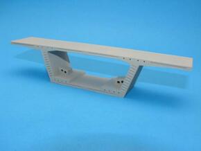 HO/1:87 Precast concrete bridge segment kit (wide  in White Natural Versatile Plastic