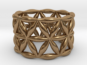Flower of Life Ring in Natural Brass: 5.5 / 50.25