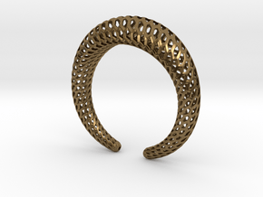 DRAGON Structura, Bracelet. Strong, Bold. in Natural Bronze: Small