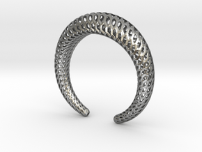 DRAGON Structura, Bracelet. Strong, Bold. in Natural Silver: Medium