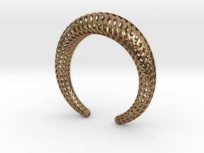 DRAGON Structura, Bracelet. Strong, Bold. in Natural Brass: Medium