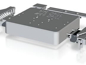 HO Scale CNSM 455 - 456 Battery Loco Detail kit in Tan Fine Detail Plastic