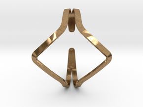 YOUNIVERSAL YY Bracelet in Natural Brass: Extra Small