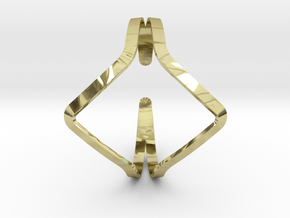 YOUNIVERSAL YY Bracelet in 18k Gold Plated Brass: Extra Small