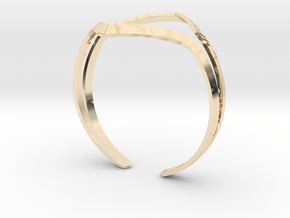 YOUNIVERSAL YY Bracelet in 14k Gold Plated Brass: Small