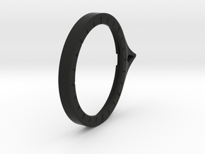 Theta - Protractor Ring: Retaining Disc  in Black Premium Versatile Plastic