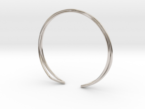 A-LINE Enmotion, Bracelet  in Rhodium Plated Brass: Small