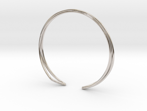 A-LINE Enmotion, Bracelet  in Rhodium Plated Brass: Medium