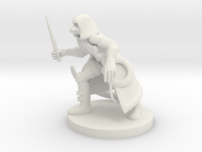 Catfolk Shadow Sorceress in White Premium Versatile Plastic