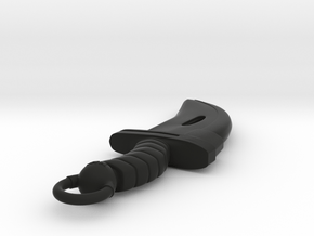 Keychain Knife Claw in Black Natural Versatile Plastic