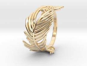 Feather Ring in 14K Yellow Gold: 5 / 49
