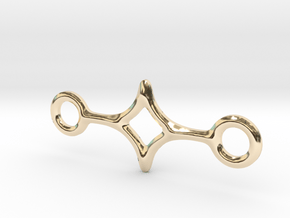Linking shape in 14k Gold Plated Brass
