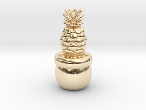 Little Pineapple in 14K Yellow Gold