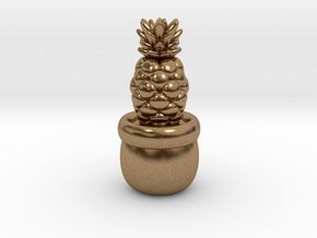 Little Pineapple in Natural Brass