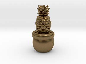 Little Pineapple in Natural Bronze