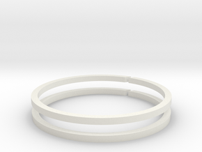 Piston Cup v1.1 - Piston Rings in White Premium Versatile Plastic