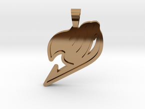 Fairy Tail [pendant] in Polished Brass