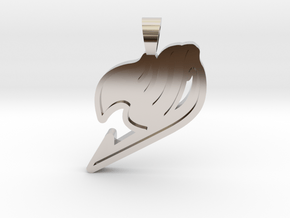 Fairy Tail [pendant] in Rhodium Plated Brass