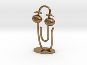 CLIPPY 2.0 (small) in Natural Brass