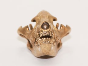 Hyena pendant in Natural Bronze