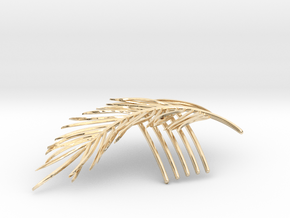 Palm Comb in 14k Gold Plated Brass