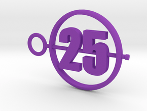 25_50mm in Purple Processed Versatile Plastic