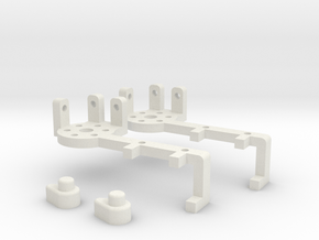 AT-AT Clock Arm With Top Part in White Natural Versatile Plastic