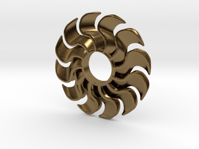 Fidget Turbofan in Polished Bronze