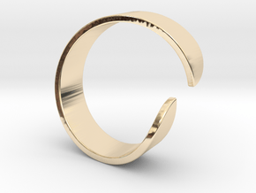 Sharing ring in 14k Gold Plated Brass: 3 / 44