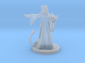 Tiefling Male Warlock / Sorcerer - Four Horns in Tan Fine Detail Plastic