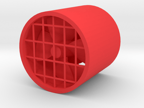 Bowthruster 18 mm (dummy) in Red Processed Versatile Plastic