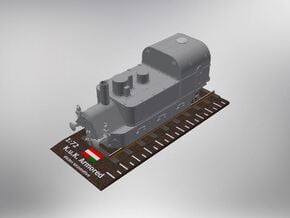 1/72nd scale Armoured Steam Locomotive in Smooth Fine Detail Plastic